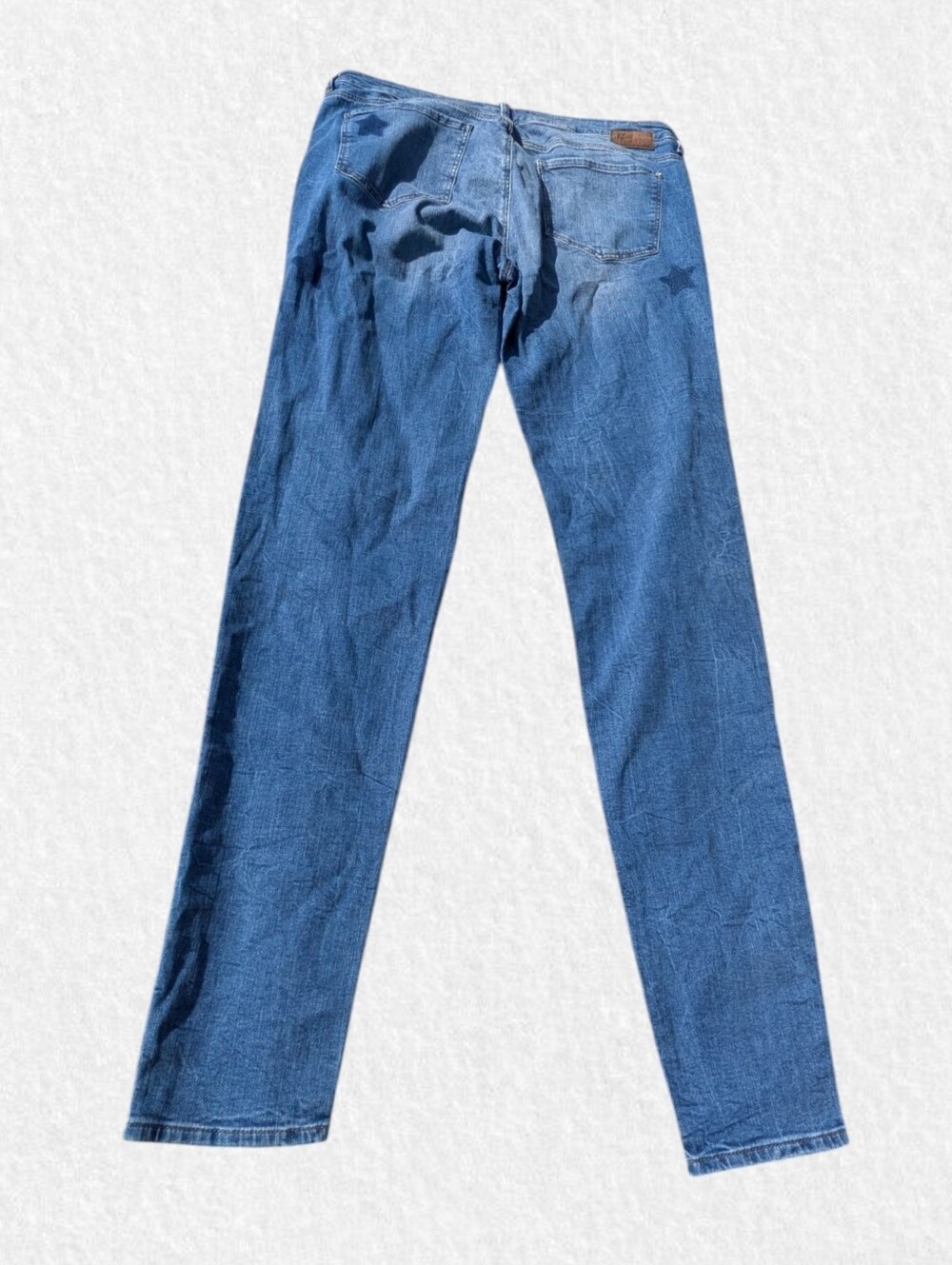 Mavi Women’s Star-Print Plus Size 18 TALL: Blue High Rise Skinny Jeans - Picture 3 of 8